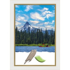 Amanti Art Eva White Gold Picture Frame - 1 of 4
