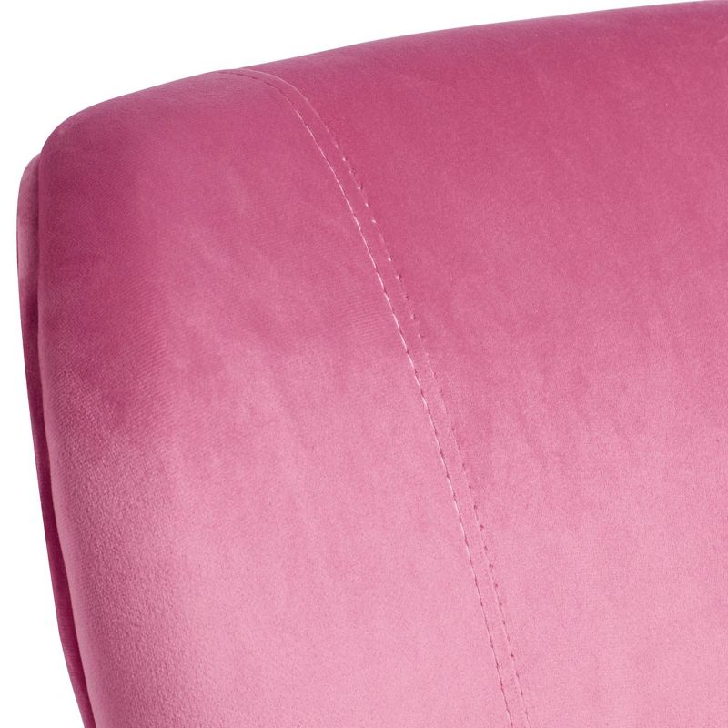 Studio 55D Erin Pink Fabric Adjustable Office Chair, 3 of 10