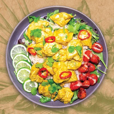 Gourmet Specialty Foods Thai Style Green Curry Chicken Breast Boneless Protein Bites - 16oz