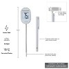 KitchenAid Digital Pivoting Kitchen Cooking Thermometer White: Meat & Food Thermometer, Digital Display, -40 to 482°F - 2 of 4