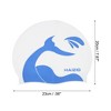 Unique Bargains Silicone Whale Tail Pattern Waterproof Swim Cap 1 Pc - 4 of 4