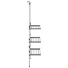 vidaXL Adjustable 3-Tier Hanging Aluminum Laundry Drying Rack - Space-Saving, Easy Hanging, Silver - 4 of 4