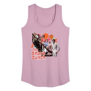 Women's - The Brady Bunch - Family Photo Graphic Racerback Tank - 1 of 4