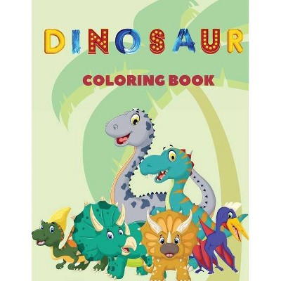 Dinosaur Coloring Book - by  Mike Stewart (Paperback)