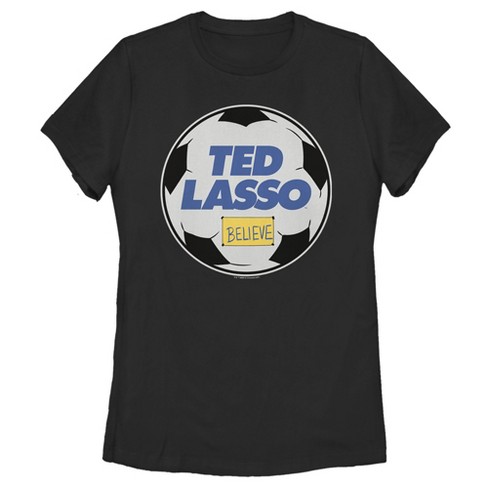 Women's Ted Lasso Believe T-Shirt - Black - 2X Large