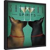 Amanti Art Double Shepherd Martini by Ryan Fowler Canvas Wall Art Print Framed 16-in. x 16-in. in Black - 3 of 4