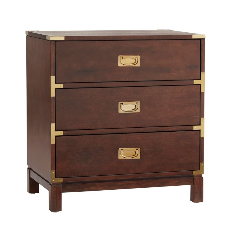 Borden Campaign 3-Drawer Nightstand - Inspire Q, 1 of 11