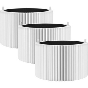 Nispira 211i Max Replacement Filter For Blueair Blue Pure 211i Max Air Purifier 3-in-1 Activated Carbon Filters, Compare to part # F2MAX. 3 Packs - 1 of 4