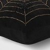 Shaped Beaded Web Pillow - Black/Gold - Threshold™ - 4 of 4