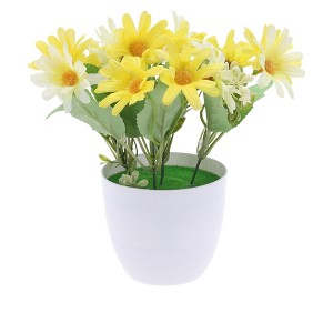 Unique Bargains Artificial Plants Cosmos Plastic 3.74"x3.74"x7.87" 1 Pc - 1 of 4