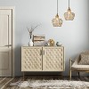 10.25" Brianna Rattan and Metal Pendant Ceiling Light - River of Goods: UL Listed, Adjustable Height - 3 of 4