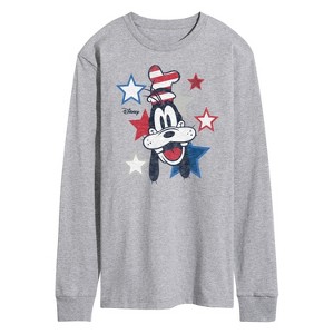 Men's - Disney - Americana Long Sleeve Graphic T-Shirt - 1 of 4