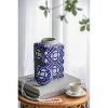 Dexmalle Valora Blue and White Square Lidded Jar - 4 of 4