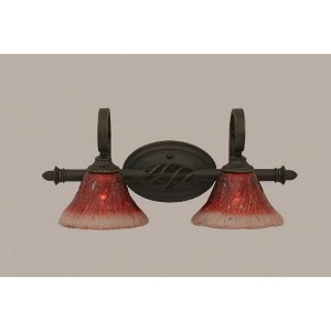 Toltec Lighting Elegante 2 - Light Vanity in  Dark Granite - 1 of 1