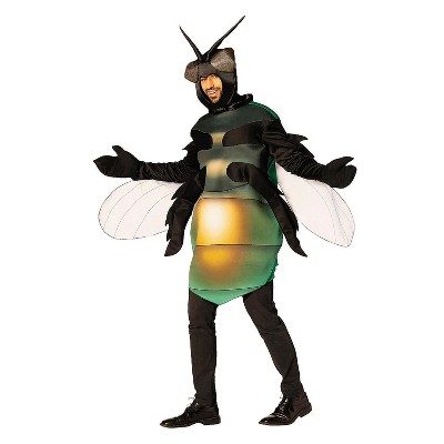 Rasta Imposta Adult Fly Halloween Costume Tunic 3pc - Green One Size Fits Most