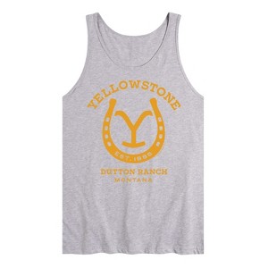 Men's - Yellowstone - Horseshoe Lockup Graphic Tank Top - 1 of 3