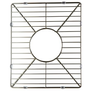 ALFI Stainless steel kitchen sink grid for small side of AB3618DB. AB3618ARCH - 1 of 4