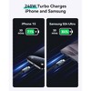 INIU Leopard 6.6' 2-Pack 240W Fast Charging USB-C to USB-C Braided Nylon Cable - Black - 4 of 4
