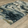 Oriental Weavers Capella CAP10 Navy Blue / Teal Indoor Area Rug - 6'7" x 9'6" - 3 of 4