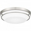 Quoizel Lighting Dunbar 1 - Light Flush Mount in  Brushed Nickel - 3 of 4