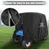 Unique Bargains Green Waterproof Outdoor Sun Rain Resistant Golf Cart Protective Cover Polyester Fabric - 3 of 4