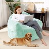 Large Bean Bag Chair for Adults, Lazy Sofa Upholstered Floor Sofa Soft Plush Chair Bean Bag Couch for Living Room Bedroom - 4 of 4