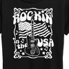 Women's - Instant Message - Rockin In The USA Short Sleeve Graphic T-Shirt - 2 of 4