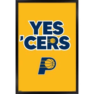 Trends International NBA Indiana Pacers - YES 'CERS 25 Framed Wall Poster Prints - 1 of 4