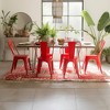IHOMEADORE 18Inch Industrial Metal Dining Chairs set of 4 - 2 of 4