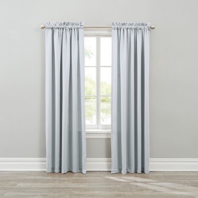 BrylaneHome BH Studio Room-Darkening Rod-Pocket Panel
