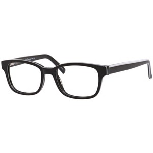 Ernest Hemingway H4689 49mm Unisex Acetate Rectangular Designer Eyeglasses OR Blue Light Filter OR Reading Glasses in Black Yellow - 1 of 1