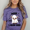 Simply Sage Market Women's I Mean Boo Cow Short Sleeve Graphic Tee - 2 of 4