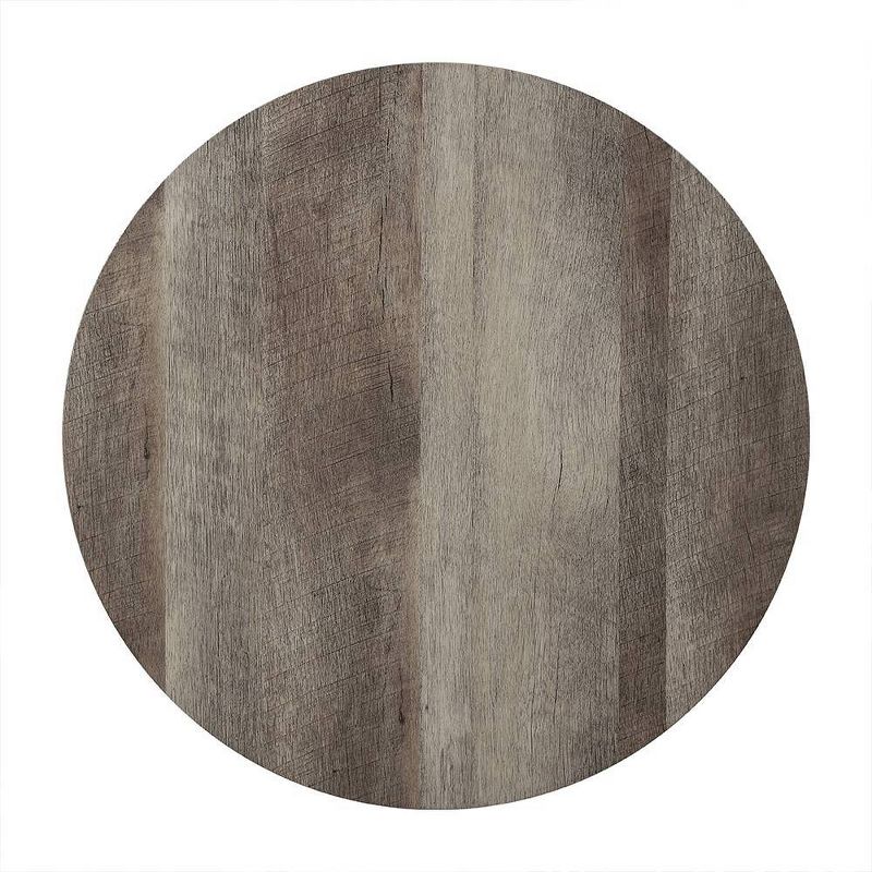 22&#34; Zudora Accent Table Oak Sandy Black Finish - Acme Furniture, 4 of 8