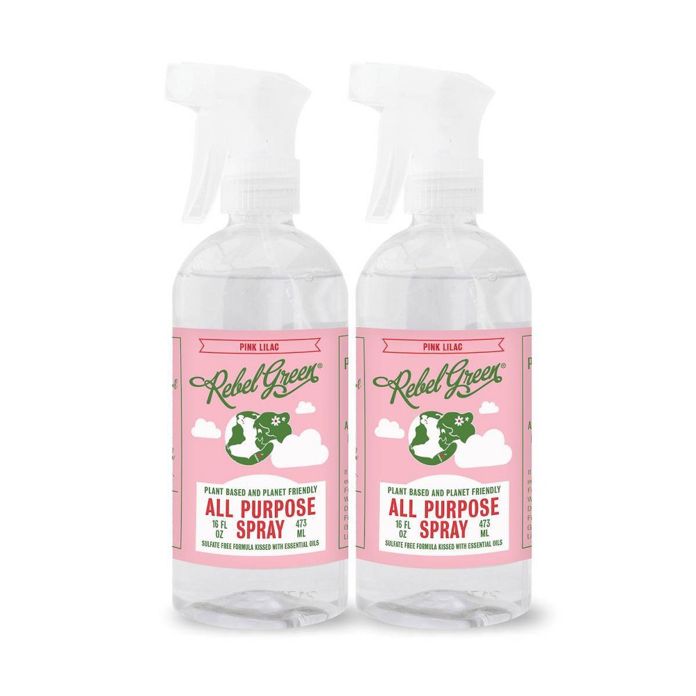 Rebel Green Pink Lilac All Purpose Spray - 32 fl oz/2pk