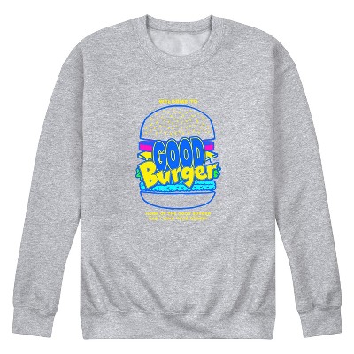 Men's Good Burger Can I Take Your Order Graphic Fleece Sweatshirt - Good Burger - Athletic Heather - Large