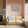 LuxenHome Multi-Color Discs & Black Ladder Metal Abstract Wall Decor - 4 of 4