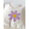 MyKids-USA Cute and Versatile Two-Piece Set: Flowers Printed Top and Solid Color Pants for Baby Girls and Toddlers - 2 of 4