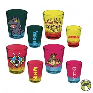 Adult Godzilla Chibi 4-Pack Shot Glass Set - 1 of 1