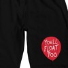 It Movie 2017 Red Balloon Men's Black Sleep Pajama Shorts - 2 of 4