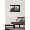 Trends International The Wizarding World: Harry Potter - Hogwarts at Sunrise Framed Wall Poster Prints - 2 of 4