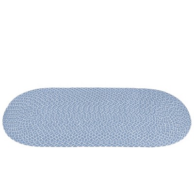 Collections Etc Sunsplash Braided Two-Tone Accent Rug