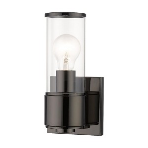 Livex Lighting Quincy 1 - Light Sconce in  Black Chrome - 1 of 4