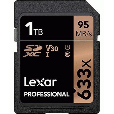 Lexar Professional 633X 1TB SDXC UHS-I/U3 Card