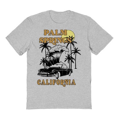 Rerun Island Men's Palm Springs 1 Short Sleeve Graphic Cotton T-Shirt