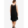 ellos Plus Size Lace Inset Trapeze Dress - 3 of 4