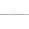 Black Bow Jewelry 0.9mm 14k White Gold Classic Cable Chain Necklace - 4 of 4