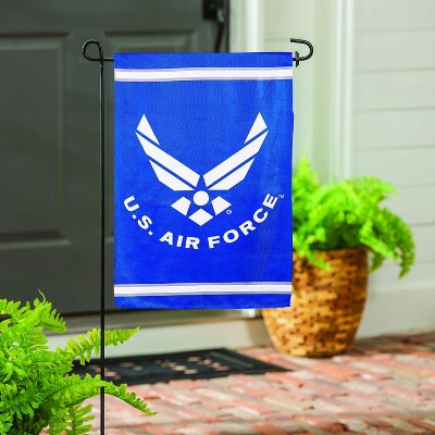 Patriotic U.S. Air Force Suede Garden Flag 12 x 18 Inches