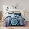Sapphtopaz Boho Medallion Print Comforter Set, 4 Piece Twin Sheet Set, Quilts Twin Size with Comfy Breathable Bed Sheets for Women, Men, Kids & Teens - 3 of 4