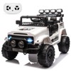 12V Ride On Truck Car,Kids Electric Vehicle with Parent Remote Control,Ride On Toy Truck with Spring Suspension, 3 Speeds,Lights,Music for Kids 3-8 - 4 of 4