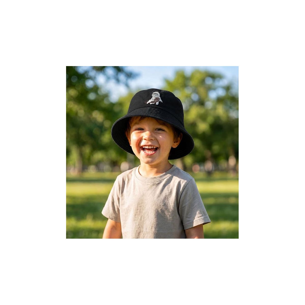 Appa Bucket Hat for Kids - Officially Licensed Avatar Appa Bucket Hat, Beach Hat, Sun Hat 4-14 Black, Grey, Blue, White and Red - thumbnail 7